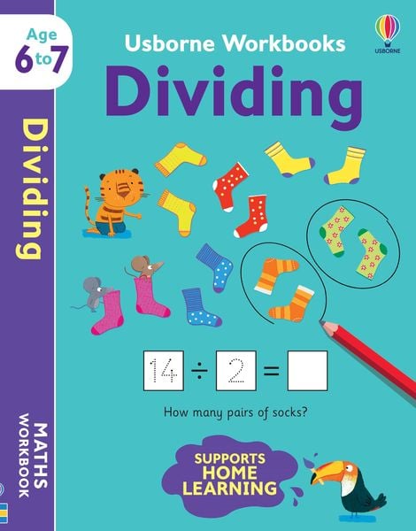 Produktbild: Usborne Workbooks Dividing 6-7