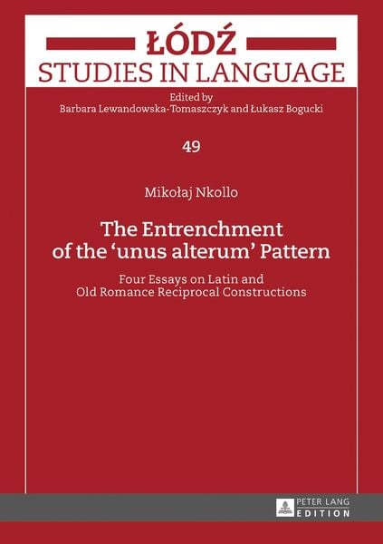 Produktbild: The Entrenchment of the &laquo;unus alterum&raquo; Pattern
