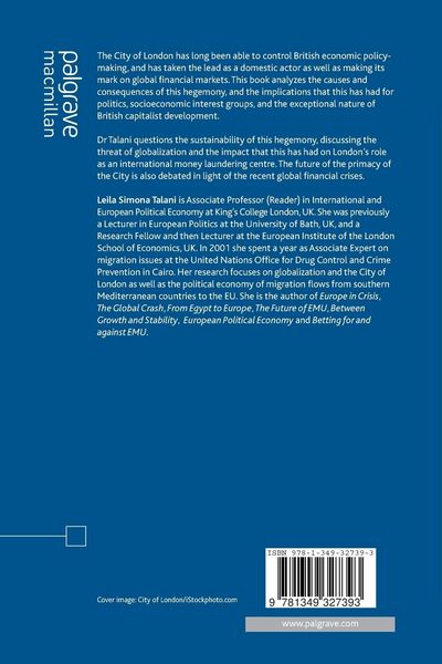 Produktbild: Globalization, Hegemony and the Future of the City of London