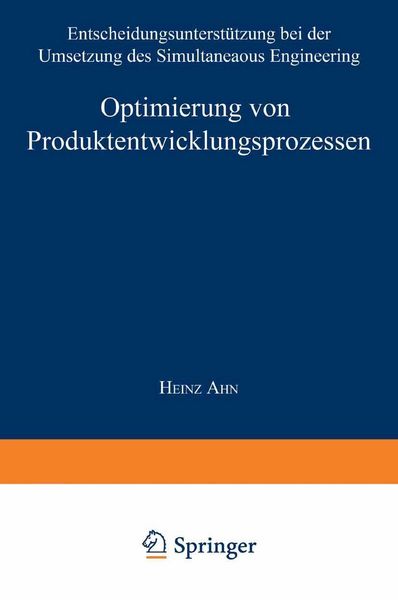 Produktbild: Optimierung von Produktentwicklungsprozessen