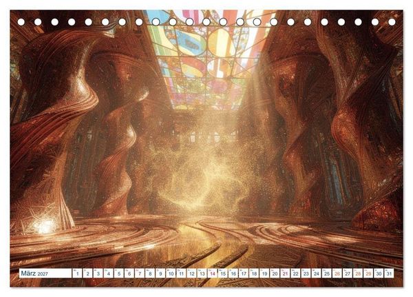 Produktbild: Architektur der Emotionen - Gestaltete Stimmungen (Tischkalender 2027 DIN A5 quer), CALVENDO Monatskalender