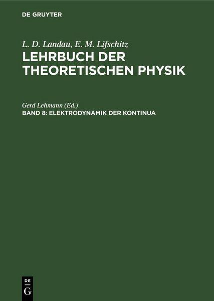 Produktbild: Elektrodynamik der Kontinua