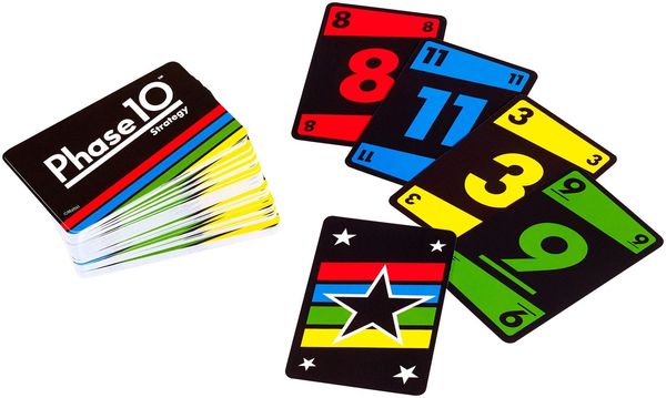 Produktbild: Mattel Games Phase 10 Strategy Brettspiel, Gesellschaftsspiel, Familienspiel