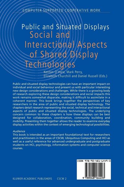 Produktbild: Public and Situated Displays