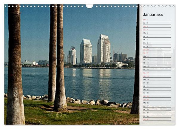 Produktbild: San Diego (Wandkalender 2026 DIN A3 quer), CALVENDO Monatskalender