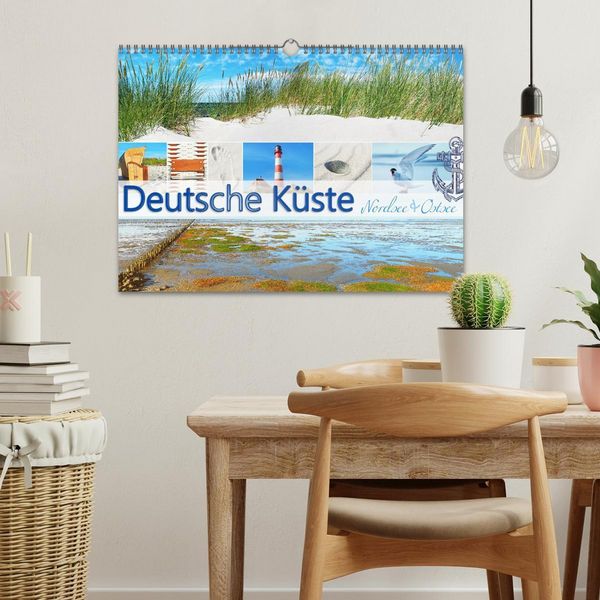 Produktbild: Deutsche K&uuml;ste - Nordsee und Ostsee (Wandkalender 2026 DIN A3 quer), CALVENDO Monatskalender