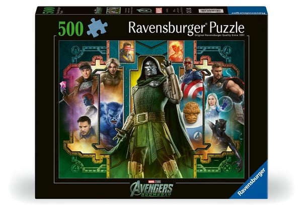 Erwachsenenpuzzle 500 Teile - Marvel Avengers - Doomsday Movie