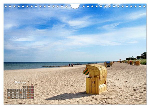Produktbild: L&uuml;becker Bucht Strand - Sport - Flair (Wandkalender 2026 DIN A4 quer), CALVENDO Monatskalender