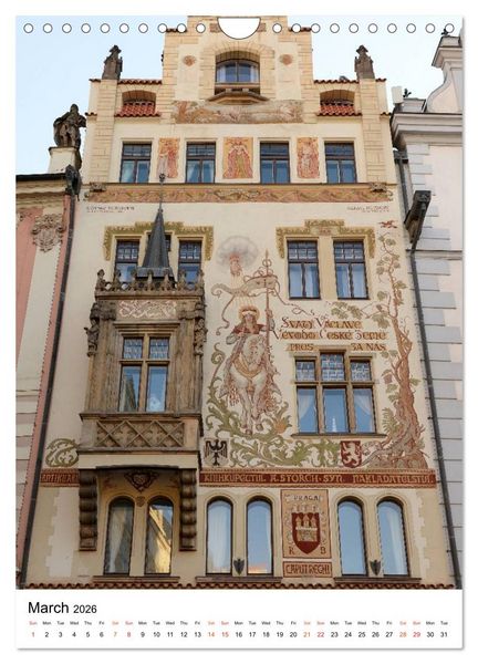 Produktbild: In Prague (Wall Calendar 2026 DIN A4 portrait), CALVENDO 12 Month Wall Calendar