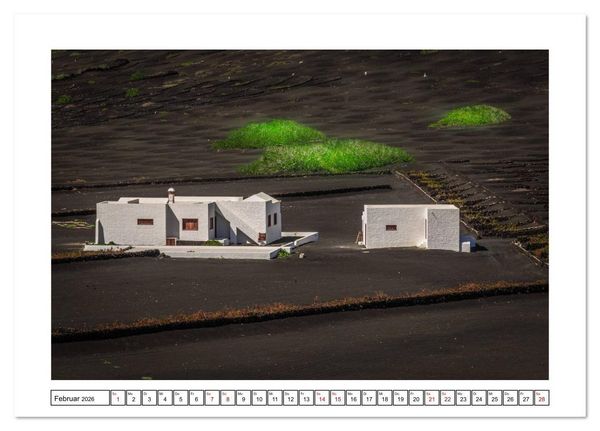 Produktbild: Lanzarote - Naturwunder im Atlantik (Tischkalender 2026 DIN A5 quer), CALVENDO Monatskalender