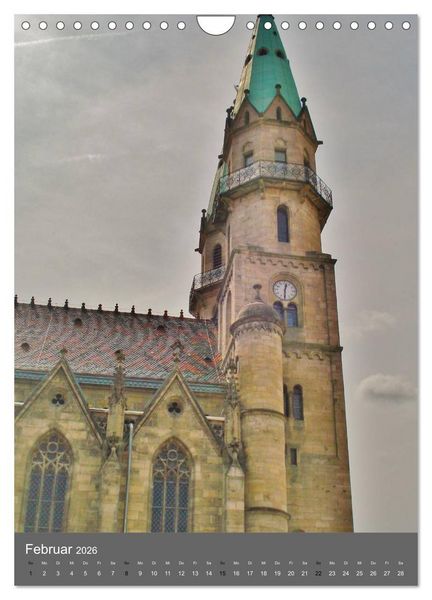 Produktbild: Kirchen und Kl&ouml;ster in Deutschland (Wandkalender 2026 DIN A4 hoch), CALVENDO Monatskalender