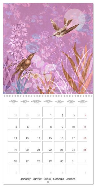 Produktbild: Lovely hummingbirds (Wall Calendar 2026 12 &times; 12 Inch) CALVENDO 12 Month Wall Calendar