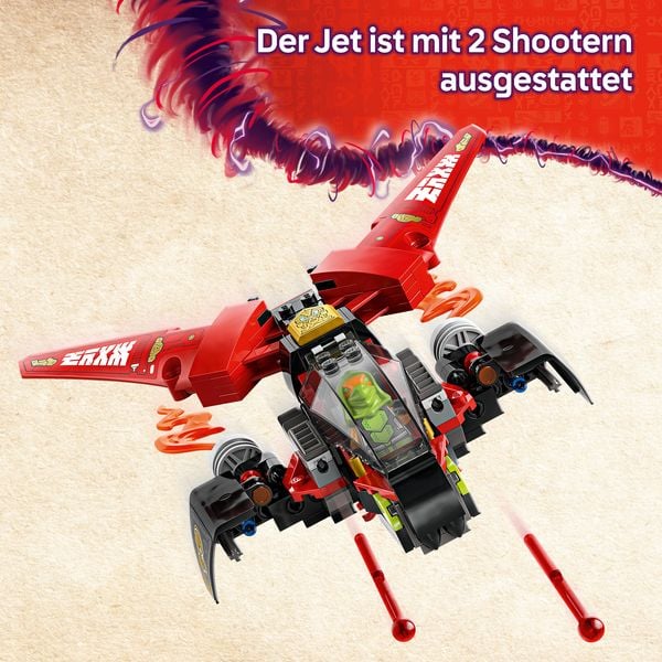 Produktbild: LEGO NINJAGO Ninja-Actionflitzer - 3-in-1-Bauset mit Ninja-Bikes - 71844