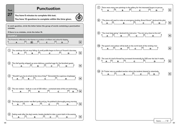 Produktbild: 11+ English Quick Practice Tests Age 9-10 (Year 5)