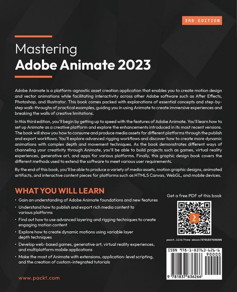 Produktbild: Mastering Adobe Animate 2023 - Third Edition