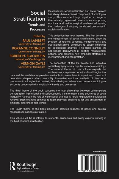 Produktbild: Social Stratification