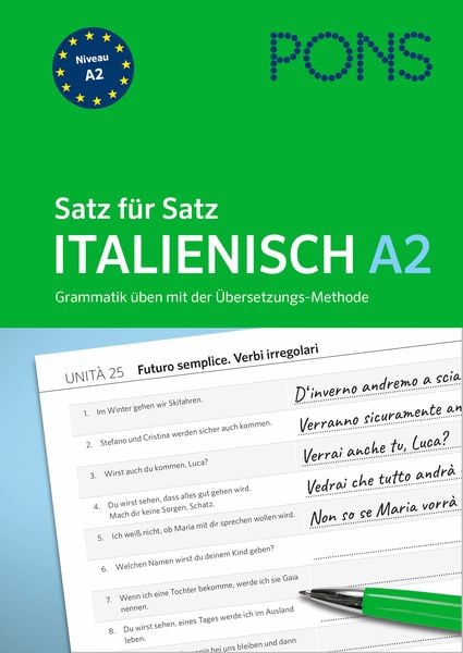 Produktbild: PONS Satz f&uuml;r Satz Italienisch A2