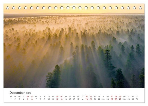 Produktbild: Mystische Nebellandschaften (Tischkalender 2026 DIN A5 quer), CALVENDO Monatskalender
