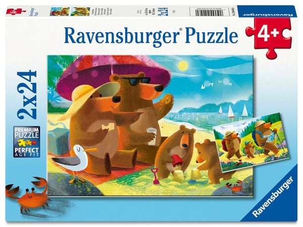 Kinderpuzzle 2x24 Teile - Urlaubsträume