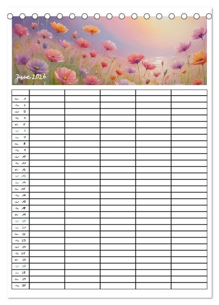 Produktbild: Home Planer (Desk Calendar 2026 DIN A5 portrait), CALVENDO 12 Month DeskCalendar
