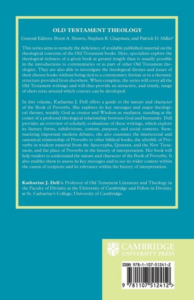 Produktbild: The Theology of the Book of Proverbs