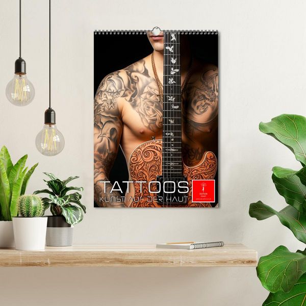 Produktbild: Tattoos Kunst auf der Haut (Wandkalender 2026 DIN A3 hoch), CALVENDO Monatskalender