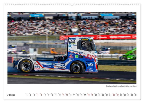 Produktbild: TRUCK RACING - Motorsport in XXL (Wandkalender 2026 DIN A2 quer), CALVENDO Monatskalender