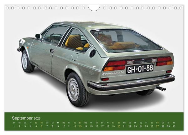 Produktbild: Italienische Klassiker (Wandkalender 2026 DIN A4 quer), CALVENDO Monatskalender