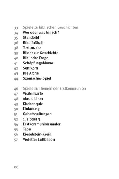 Produktbild: Die 50 besten Spiele für die Erstkommunion-Vorbereitung