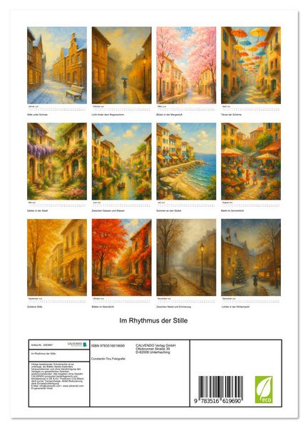 Produktbild: Im Rhythmus der Stille (Wandkalender 2026 DIN A4 hoch), CALVENDO Monatskalender