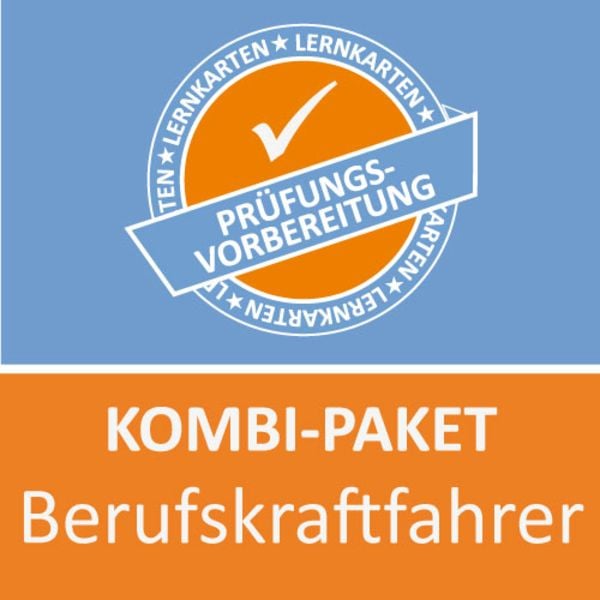 Kombi-Paket Berufskraftfahrer Lernkarten, Set von Princoso GmbH, Princoso, 978-3-96159-222-7