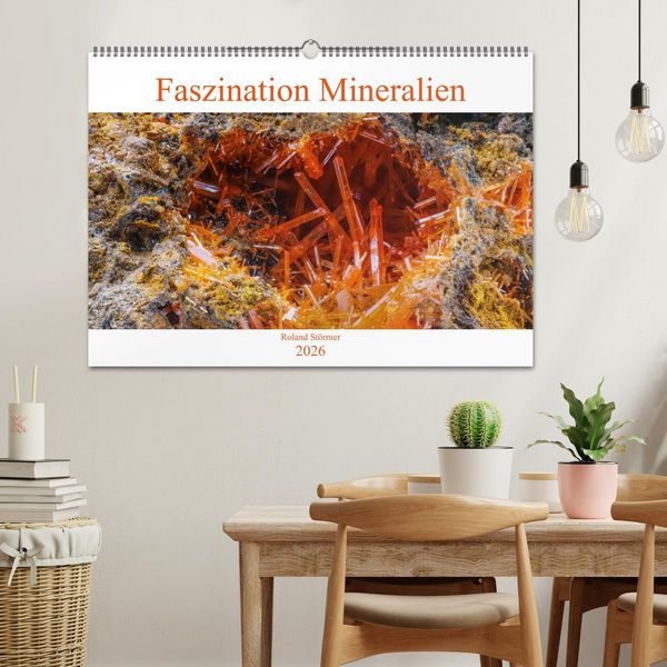 Produktbild: Faszination Mineralien (Wandkalender 2026 DIN A2 quer), CALVENDO Monatskalender