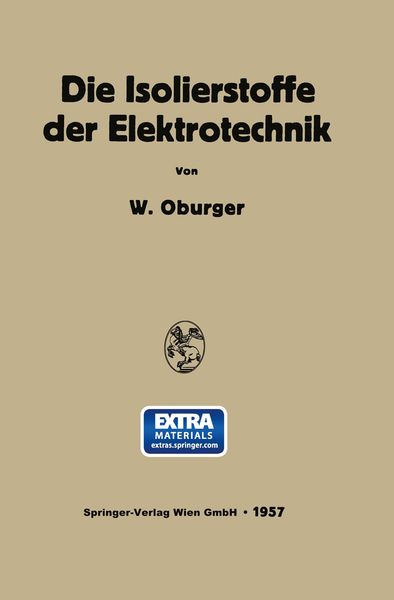 Produktbild: Die Isolierstoffe der Elektrotechnik