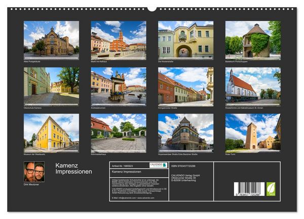Produktbild: Kamenz Impressionen (hochwertiger Premium Wandkalender 2026 DIN A2 quer), Kunstdruck in Hochglanz