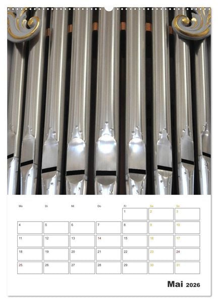 Produktbild: Orgeln zum Verlieben! (hochwertiger Premium Wandkalender 2026 DIN A2 hoch), Kunstdruck in Hochglanz