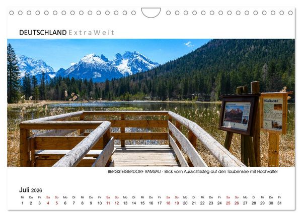 Produktbild: Bergsteigerdorf RAMSAU - Juwel im Berchtesgadener Land (Wandkalender 2026 DIN A4 quer), CALVENDO Monatskalender
