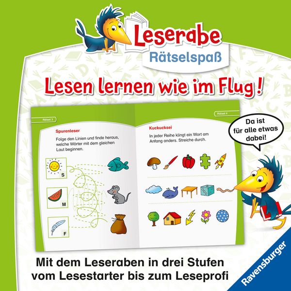 Produktbild: Leserabe R&auml;tselspa&szlig; - Abc-R&auml;tsel f&uuml;r Lesestarter (Vor-Lesestufe)
