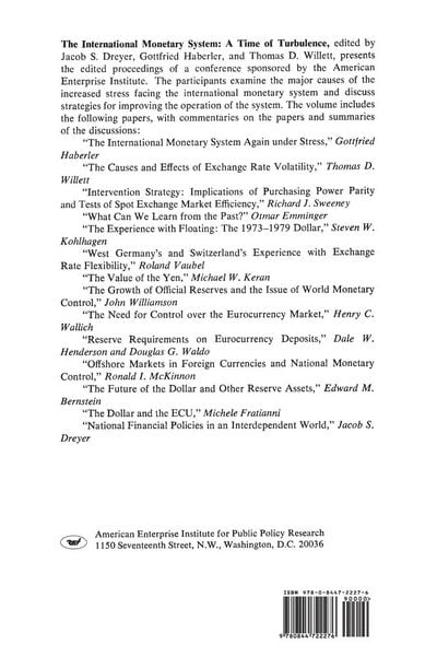 Produktbild: International Monetary System: A Time of Turbulence
