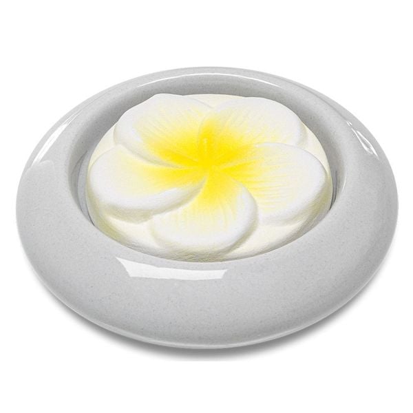 Produktbild: Duftstein Frangipani & Teller grau