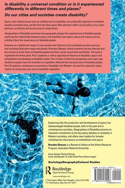 Produktbild: Geographies of Disability