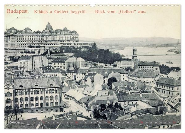 Produktbild: Budapest: in alten Zeiten (hochwertiger Premium Wandkalender 2027 DIN A2 quer), Kunstdruck in Hochglanz