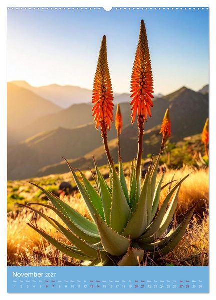 Produktbild: Succulents in Many Shapes (Wall Calendar 2027 DIN A2 portrait), CALVENDO 12 Month Wall Calendar