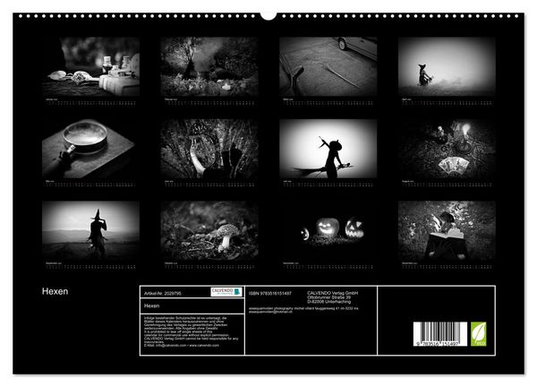 Produktbild: Hexen (hochwertiger Premium Wandkalender 2026 DIN A2 quer), Kunstdruck in Hochglanz