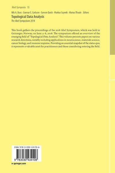 Produktbild: Topological Data Analysis