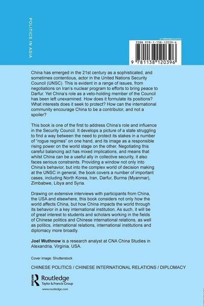 Produktbild: Chinese Diplomacy and the UN Security Council