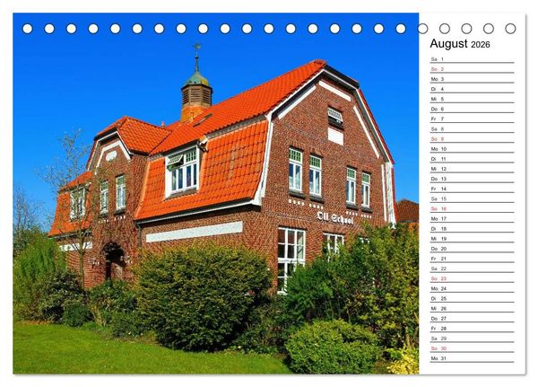 Produktbild: Neuharlingersiel - Ostfrieslands sch&ouml;nstes Hafenst&auml;dtchen (Tischkalender 2026 DIN A5 quer), CALVENDO Monatskalender