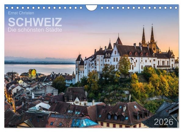 Produktbild: Schweiz - Die sch&ouml;nsten St&auml;dte (Wandkalender 2026 DIN A4 quer), CALVENDO Monatskalender