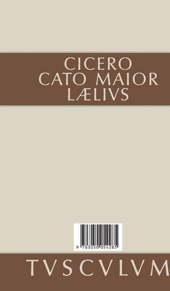 Produktbild: Cato der &Auml;ltere &uuml;ber das Alter