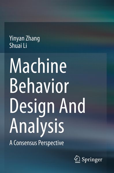 Produktbild: Machine Behavior Design And Analysis