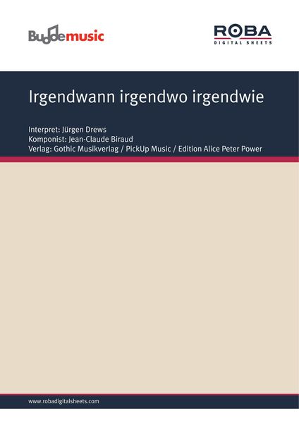 Produktbild: Irgendwann irgendwo irgendwie
